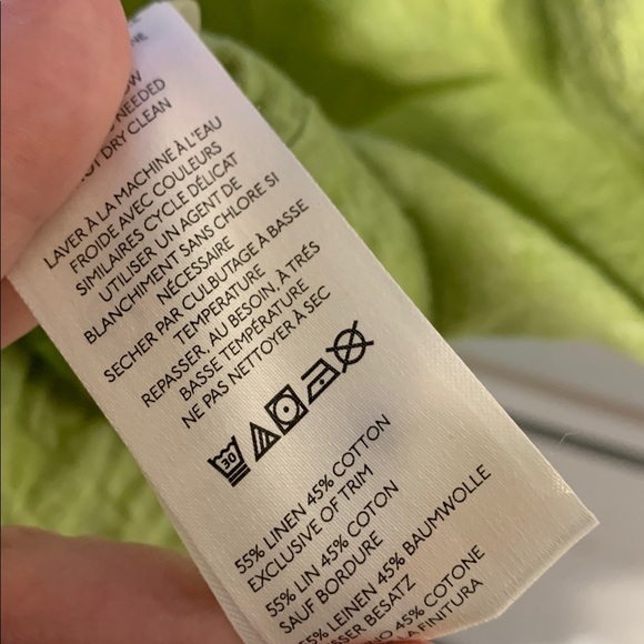 ANTHROPOLOGIE BLUE GREEN BUTTON DOWN LINEN BLEND MAXI DRESS SMALL - Picture 6 of 9